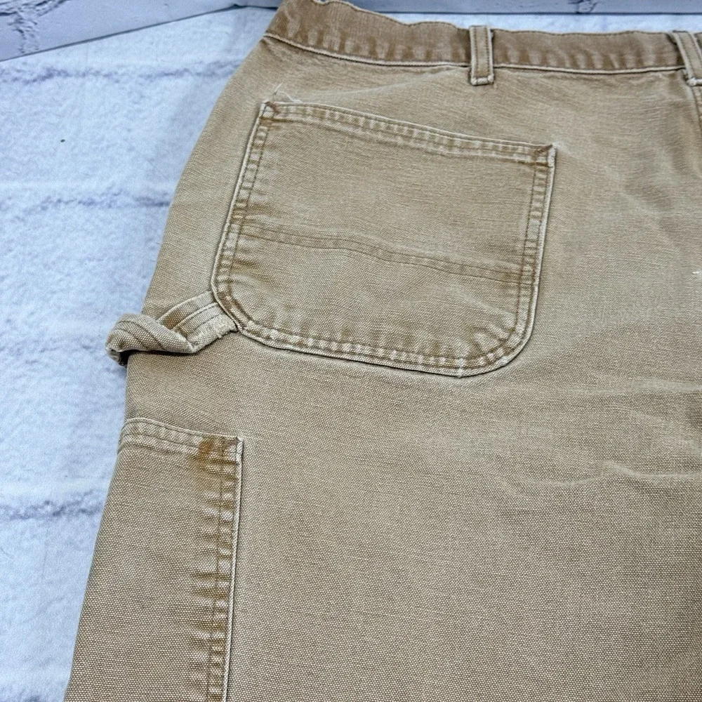 Carhartt Mens Washed Duck Work Pants 38x32 Original Dungaree Fit B11-BRN 2018 *E